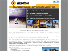 Tablet Screenshot of bushlorenamibia.com
